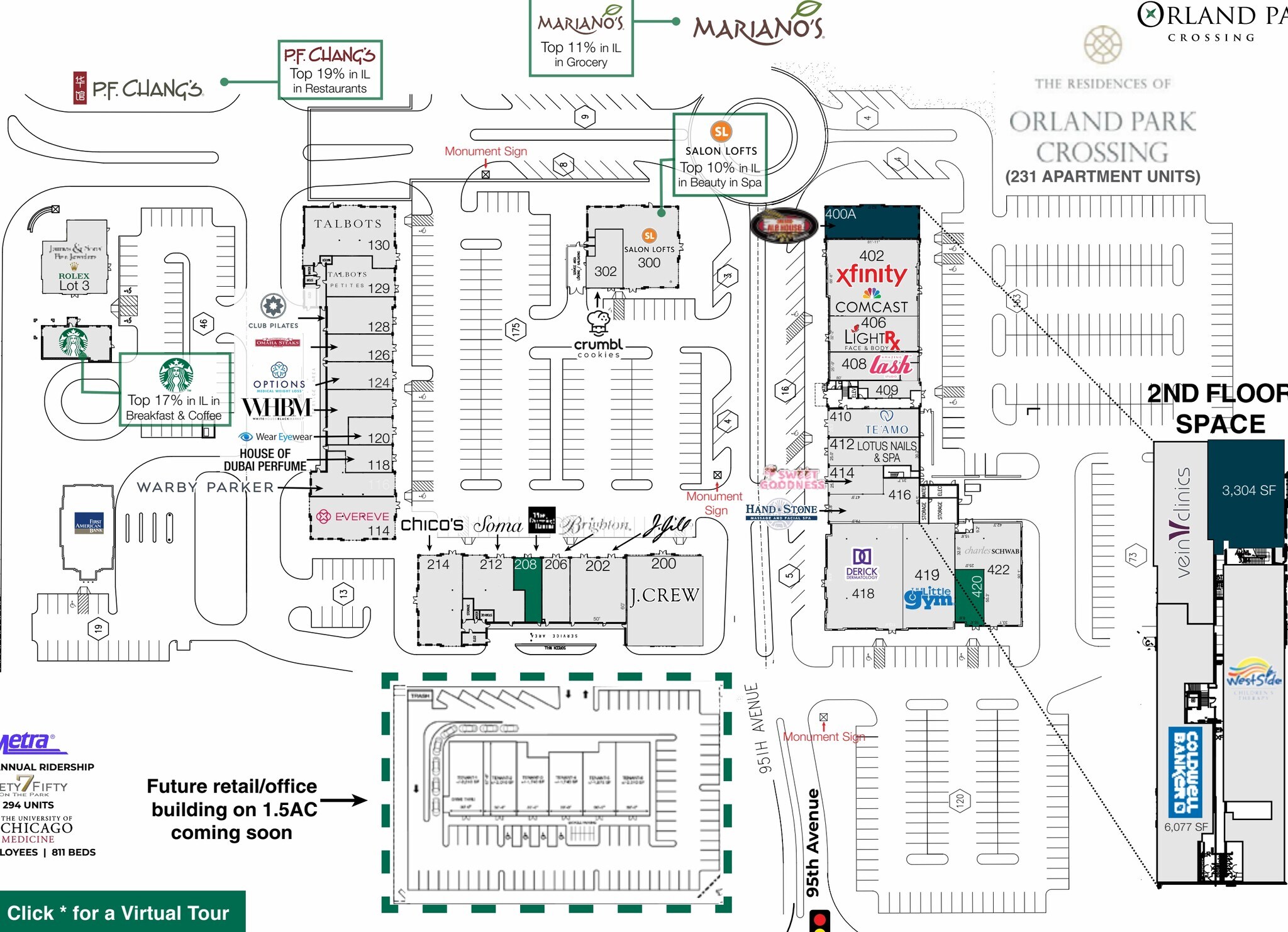 14225 S 95th St, Orland Park, IL à louer Plan de site– Image 1 sur 3