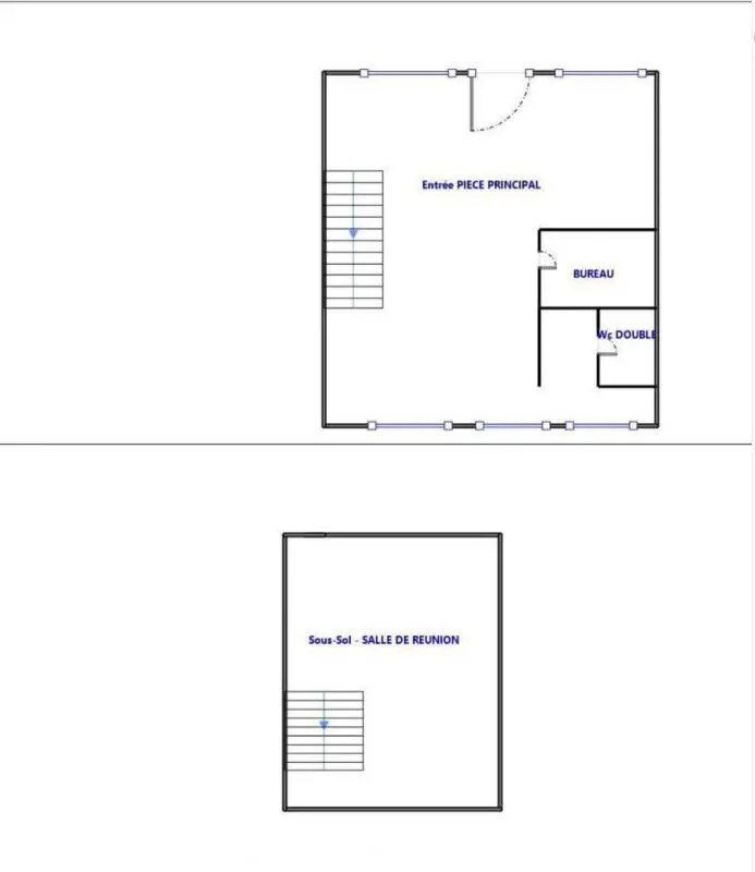 Bureau dans Paris à vendre Plan d’étage– Image 1 sur 6