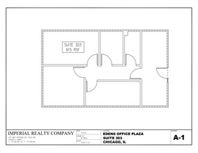 4801 W Peterson Ave, Chicago, IL à louer Plan d’étage– Image 1 sur 6