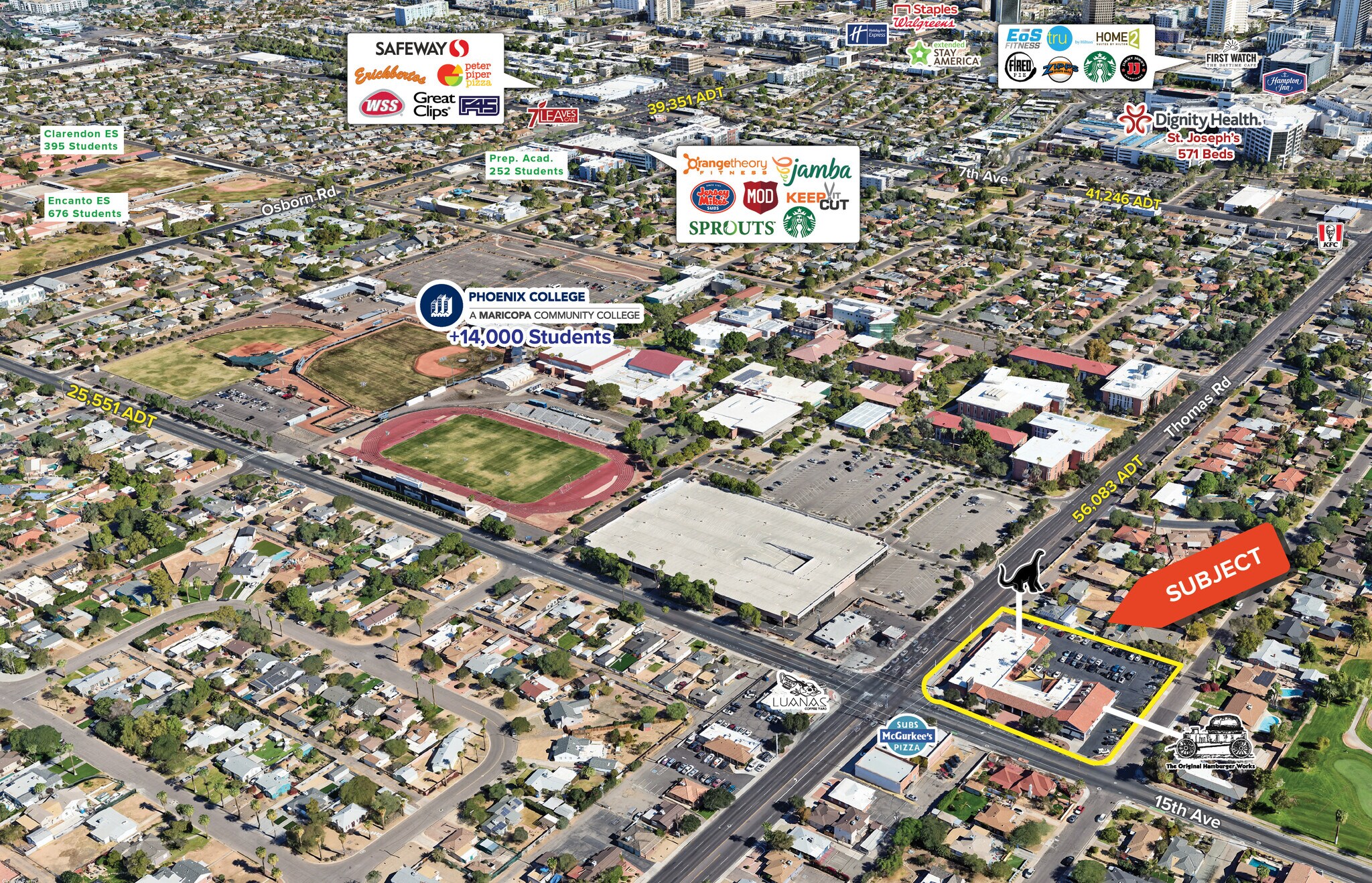 2801-2829 N 15th Ave, Phoenix, AZ à louer Photo principale– Image 1 sur 14