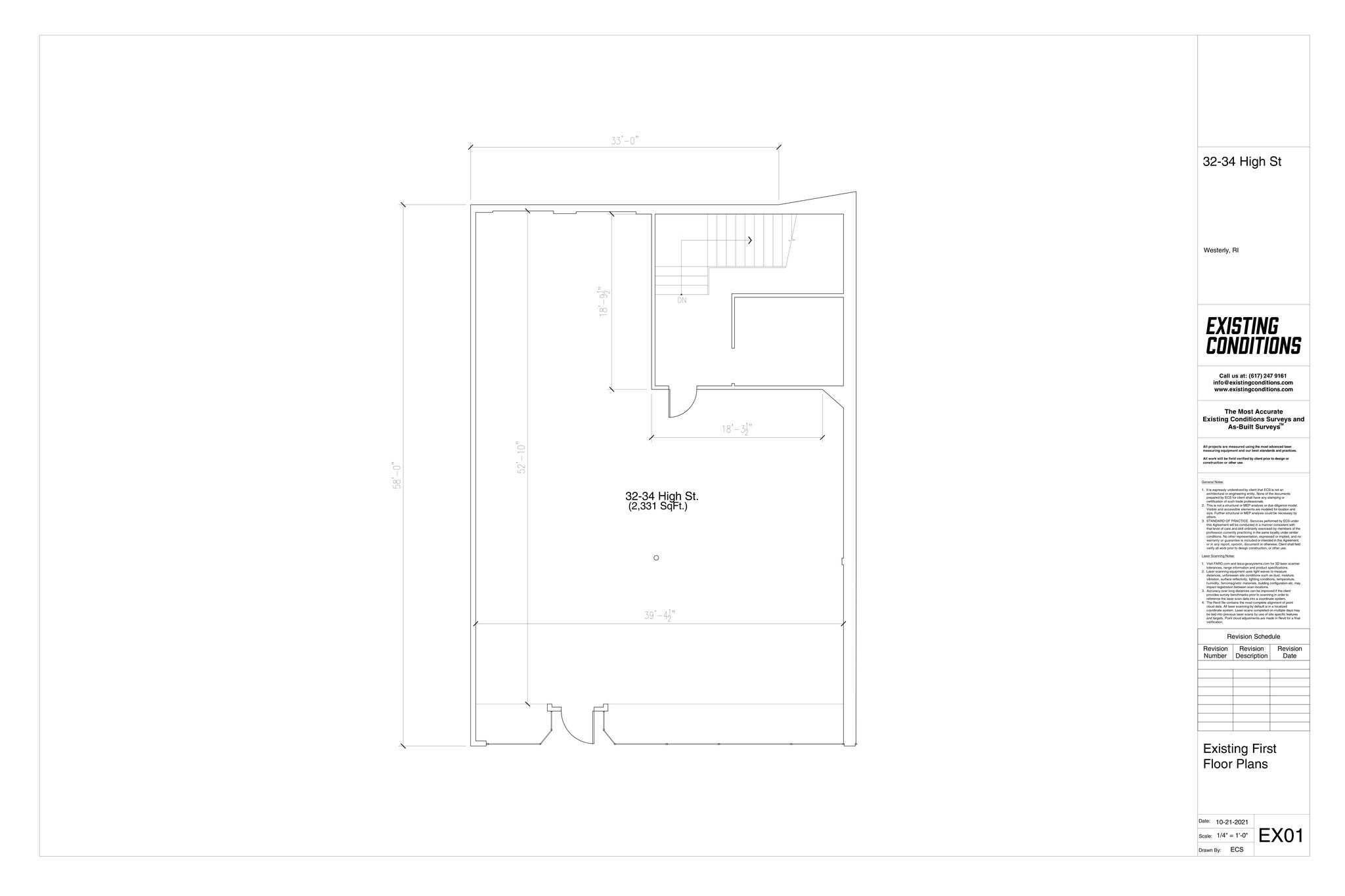 28-36 High St, Westerly, RI à louer Plan de site– Image 1 sur 1