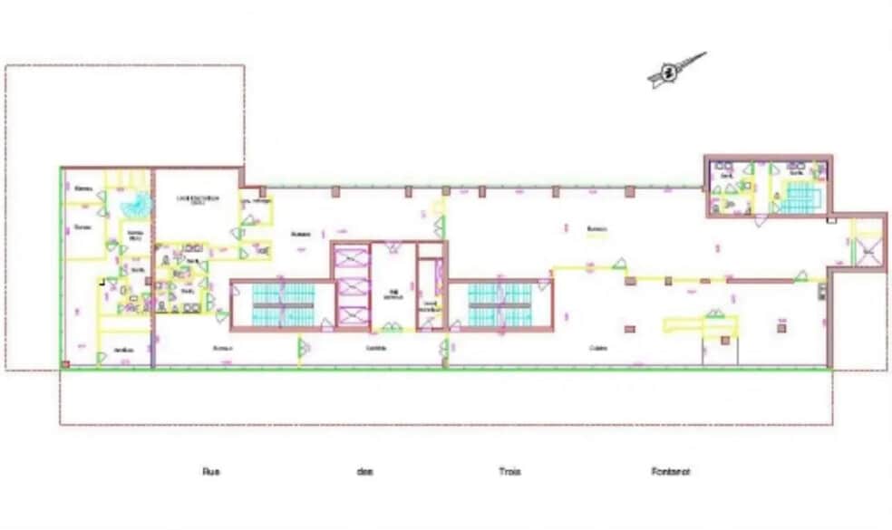 65 Rue Des Trois Fontanot, Nanterre à louer - Plan d’étage – Image 2 sur 3