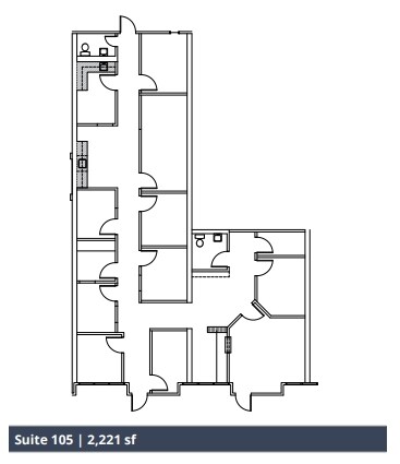 18842 S Memorial Dr, Humble, TX à louer Plan d’étage– Image 1 sur 1