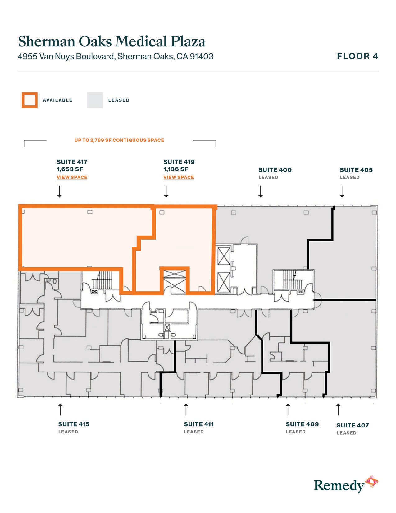 4955 Van Nuys Blvd, Sherman Oaks, CA à louer Plan d’étage– Image 1 sur 1