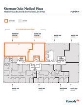 4955 Van Nuys Blvd, Sherman Oaks, CA à louer Plan d’étage– Image 1 sur 1
