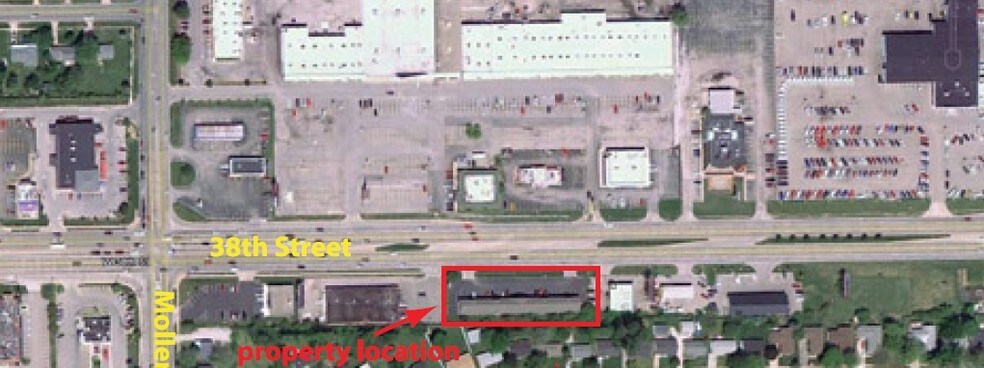 5335-5343 W 38th St, Indianapolis, IN à vendre - Aérien – Image 2 sur 3