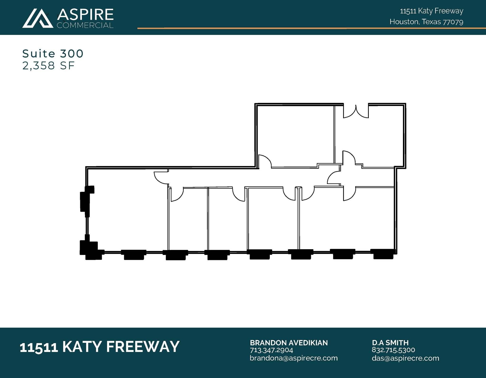 11511 Katy Fwy, Houston, TX à louer Plan d’étage– Image 1 sur 1