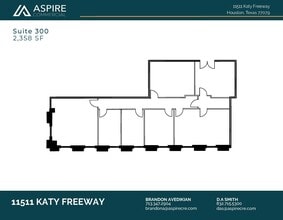 11511 Katy Fwy, Houston, TX à louer Plan d’étage– Image 1 sur 1