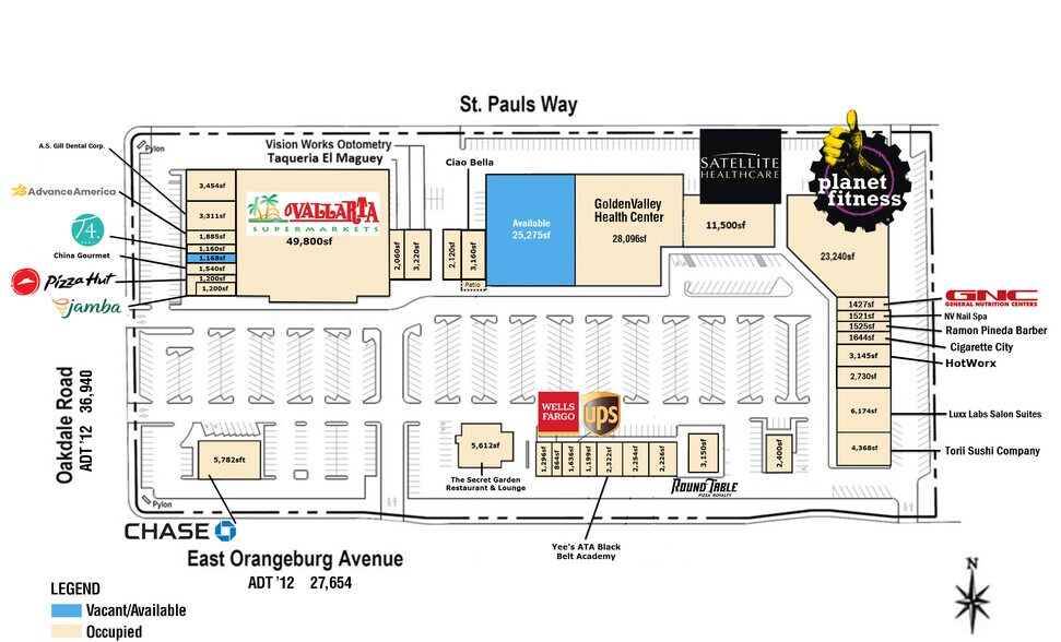 2401 E Orangeburg Ave, Modesto, CA à louer - Plan de site – Image 2 sur 2