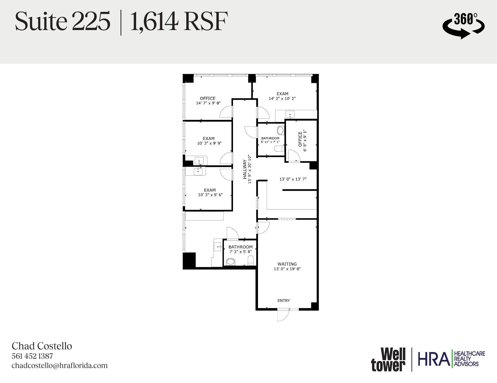 9960 S Central Park Blvd, Boca Raton, FL à louer Plan d’étage– Image 1 sur 1