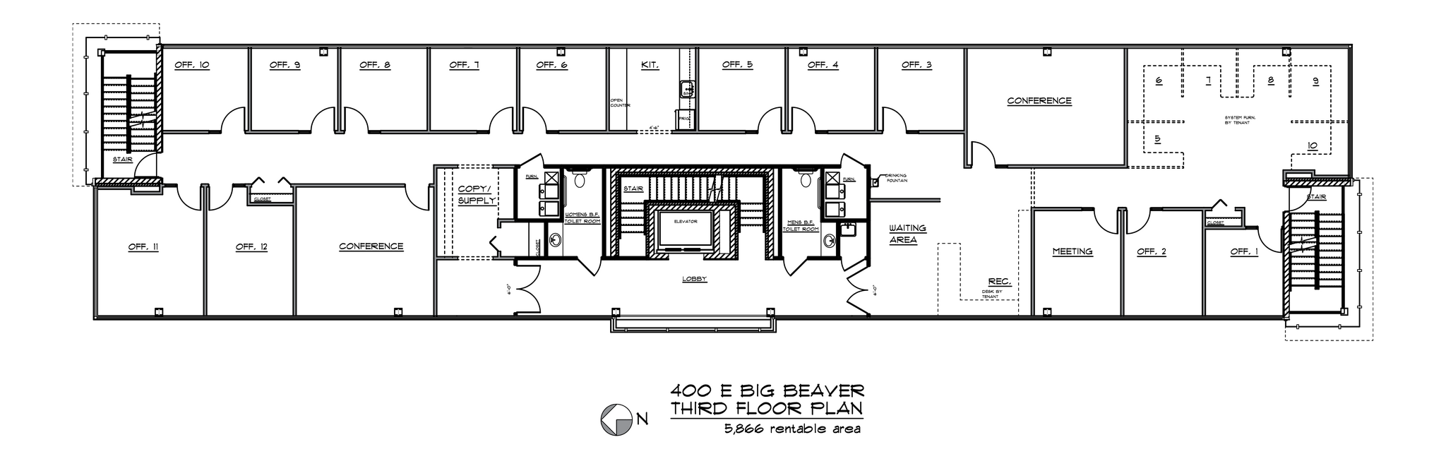 400 E Big Beaver Rd, Troy, MI à louer Photo de l’immeuble– Image 1 sur 1