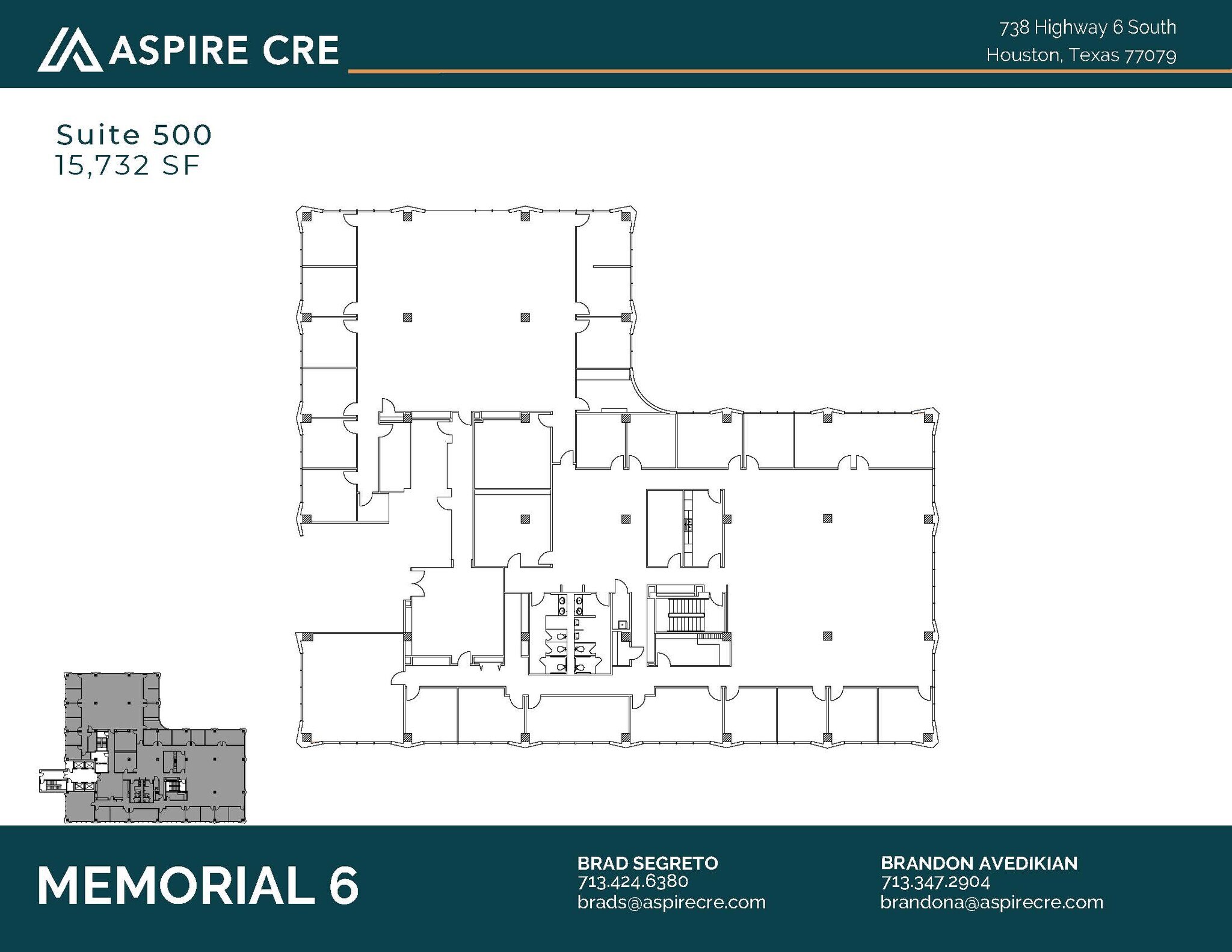738 Highway 6 S, Houston, TX à louer Plan d’étage– Image 1 sur 1