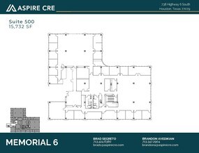 738 Highway 6 S, Houston, TX à louer Plan d’étage– Image 1 sur 1