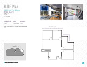 5575 Ruffin Rd, San Diego, CA à louer Plan d’étage– Image 1 sur 1
