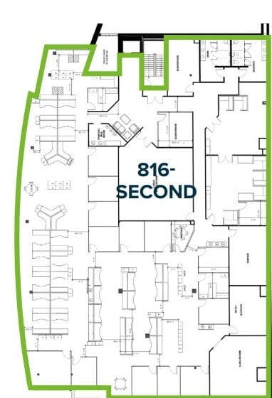 808-816 55th Ave NE, Calgary, AB à louer Plan d’étage– Image 1 sur 1
