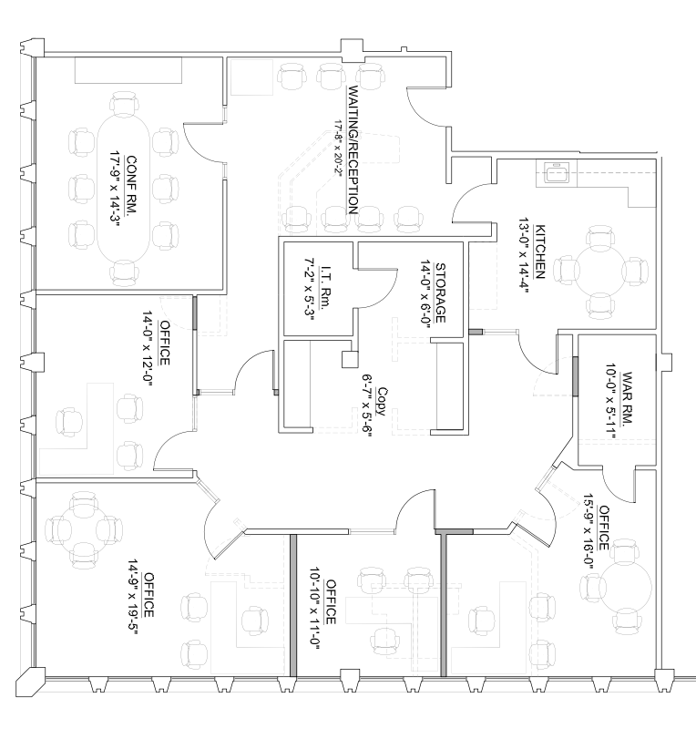 26211 Central Park Blvd, Southfield, MI à louer Plan d’étage– Image 1 sur 5