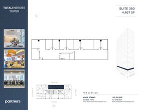 1201 Louisiana St, Houston, TX à louer Plan de site– Image 1 sur 2