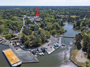 54 Market St, Onancock, VA - Vue aérienne vue de carte