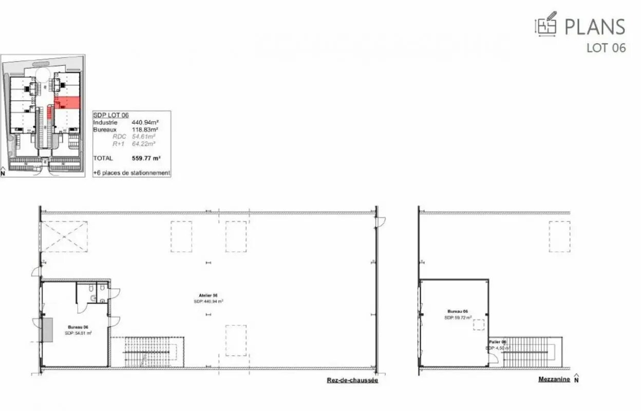 Local d’activités dans Heyrieux à louer Plan d’étage– Image 1 sur 11