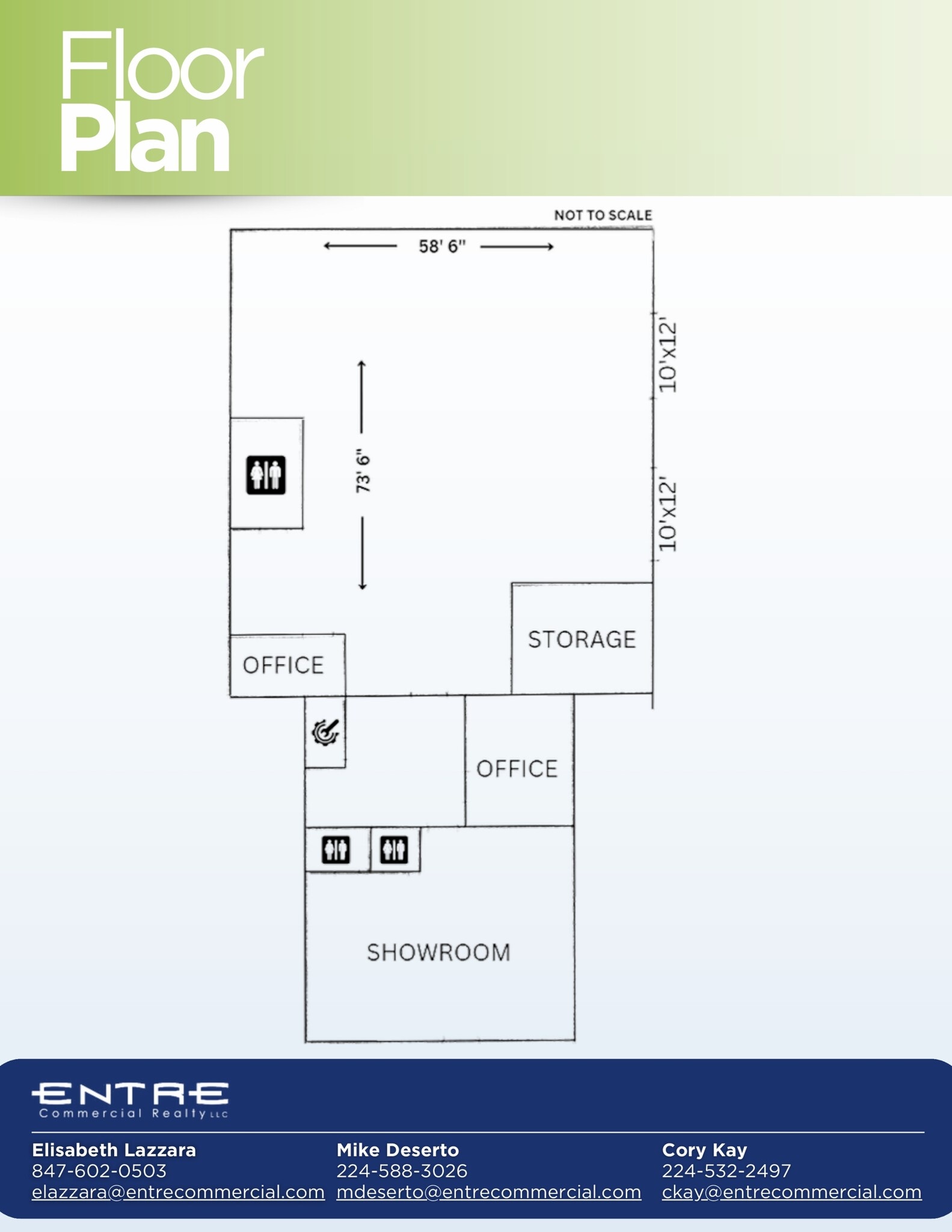960 W Rollins Rd, Round Lake Beach, IL à louer Plan d’étage– Image 1 sur 1