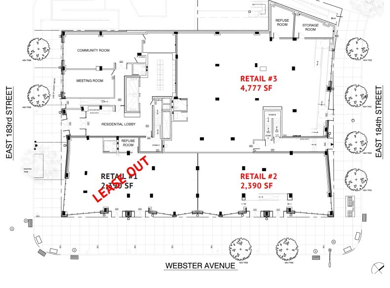 373 E 183rd St, Bronx, NY à louer Plan d’étage– Image 1 sur 1