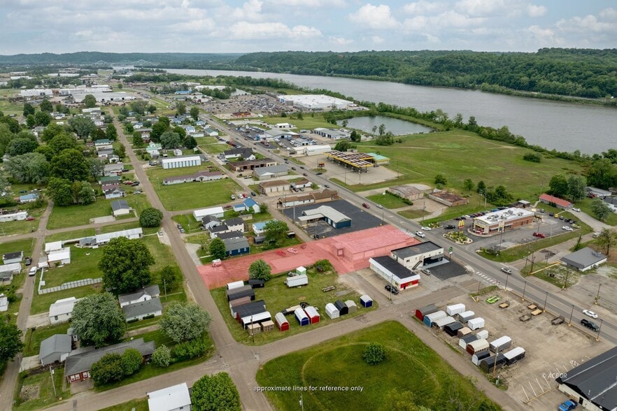 1708 Eastern Ave, Gallipolis, OH à vendre - Aérien – Image 3 sur 10
