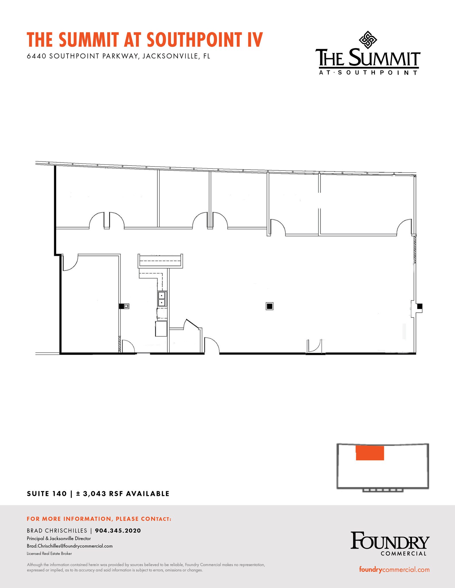 6420 Southpoint Pky, Jacksonville, FL à louer Plan d’étage– Image 1 sur 1