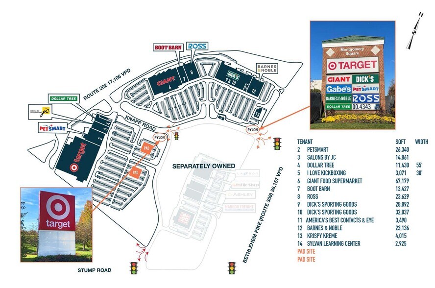 1201-1281 Knapp Rd, North Wales, PA à louer - Plan de site – Image 3 sur 10