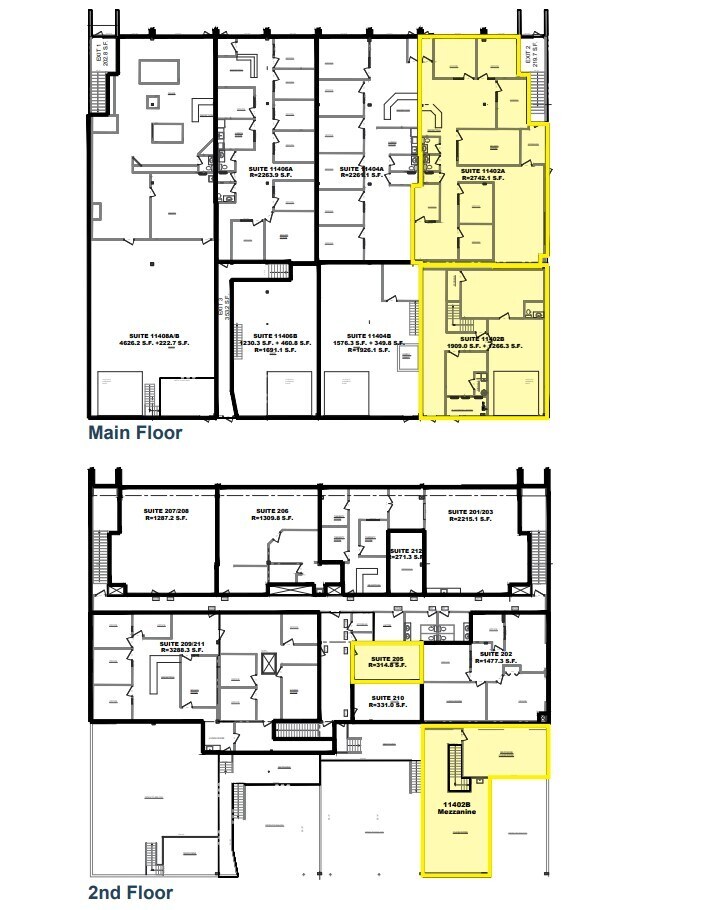 11402-11408 100 St, Grande Prairie, AB à louer Plan d’étage– Image 1 sur 1