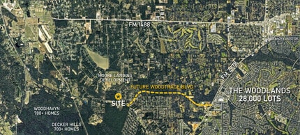 30828 Dobbin Huffsmith Rd, Magnolia, TX - Vue aérienne vue de carte