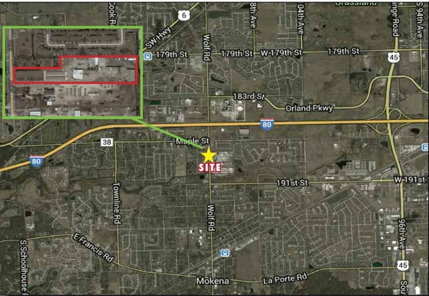 18801 Wolf Rd, Mokena, IL à louer - Aérien – Image 3 sur 8