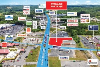 1503 Glenn Blvd SW, Fort Payne, AL - VUE AÉRIENNE vue de carte - Image1