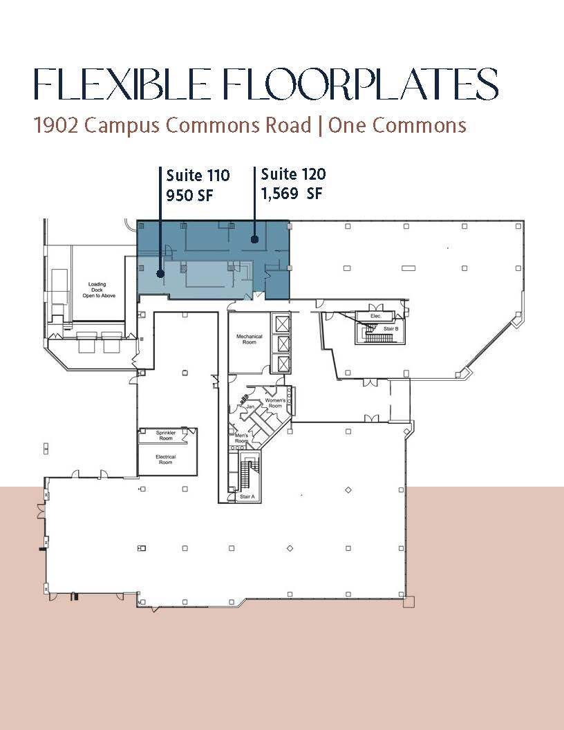 1900 Campus Commons Dr, Reston, VA à louer Plan d’étage– Image 1 sur 1