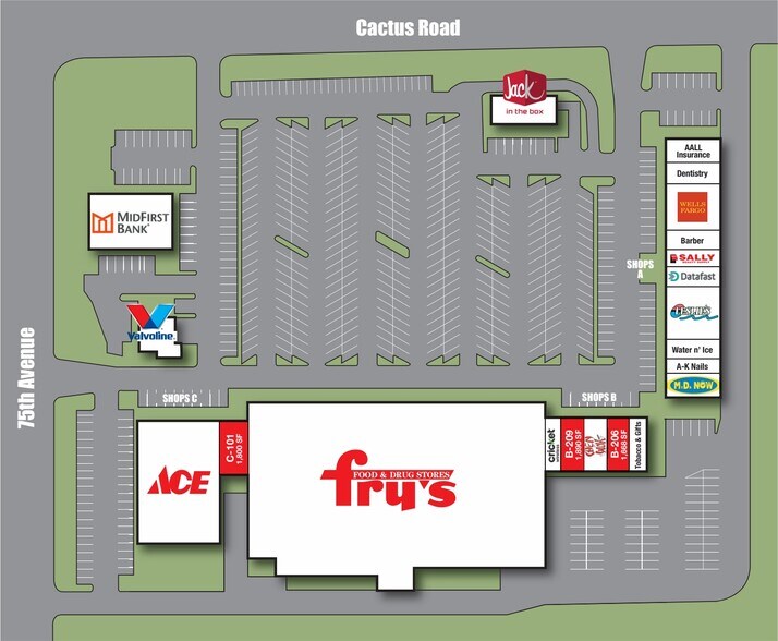 N 75th Ave, Peoria, AZ à louer - Plan de site – Image 3 sur 3