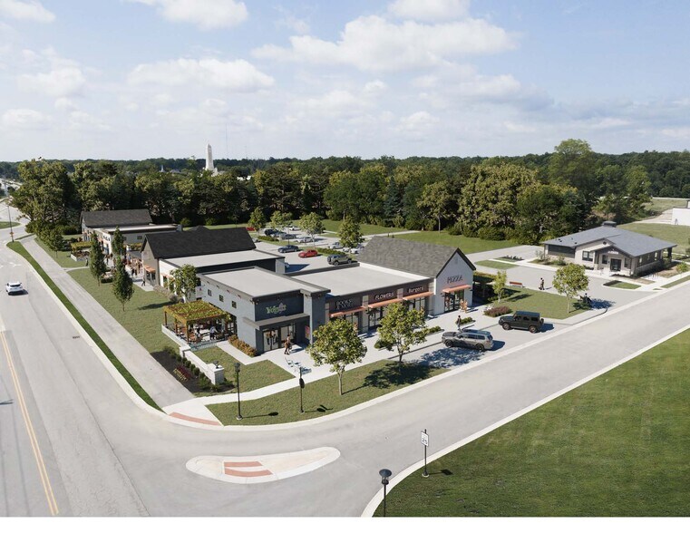 Spring Mill Road & 116th Street, Carmel, IN à louer - Aérien – Image 3 sur 10