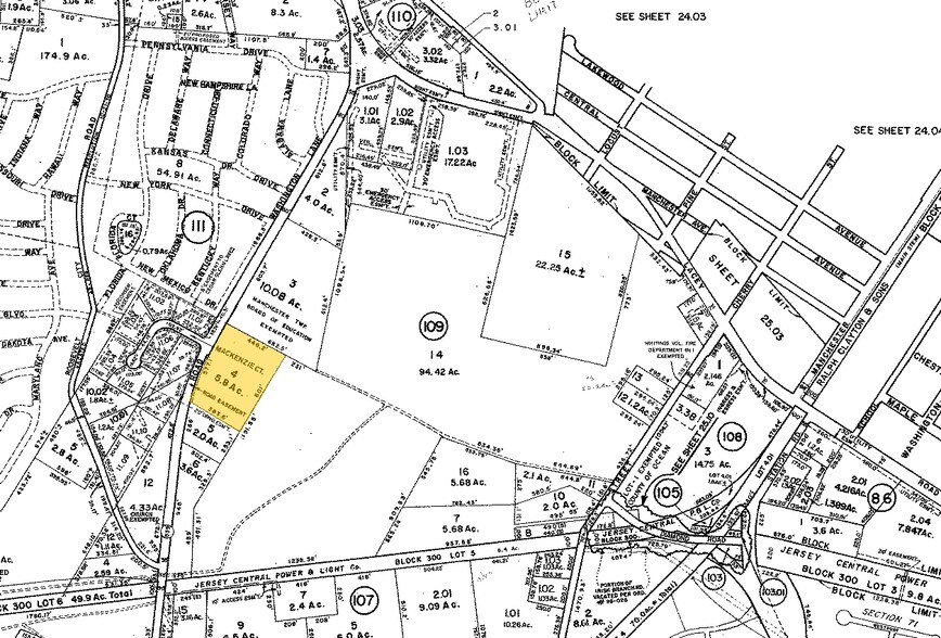 131 Highway 539, Whiting, NJ à vendre - Plan cadastral – Image 2 sur 2