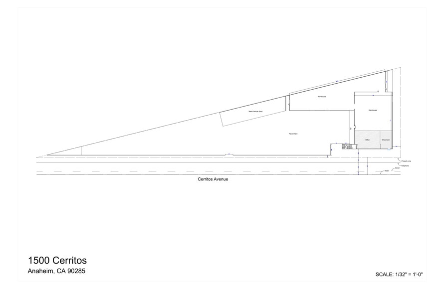 1500 E Cerritos Ave, Anaheim, CA à louer - Plan de site – Image 2 sur 10