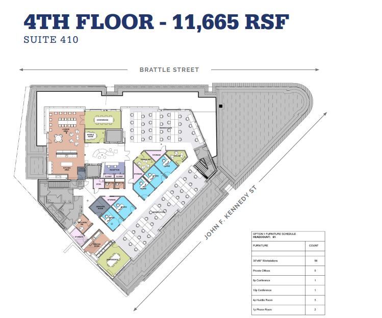 18-24 Brattle St, Cambridge, MA à louer Plan d’étage– Image 1 sur 9