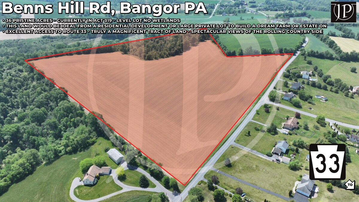 Benns Hill Rd, Bangor, PA à vendre Aérien– Image 1 sur 18