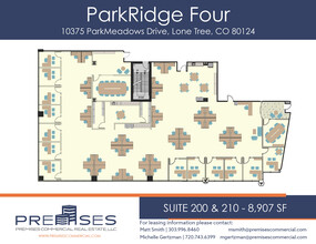 10375 Park Meadows Dr, Lone Tree, CO à louer Plan d’étage– Image 2 sur 2
