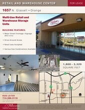 1651-1665 N Glassell St, Orange, CA à louer Plan de site– Image 1 sur 1