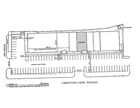 2810 Westheimer Rd, Houston, TX à louer Plan de site– Image 2 sur 2