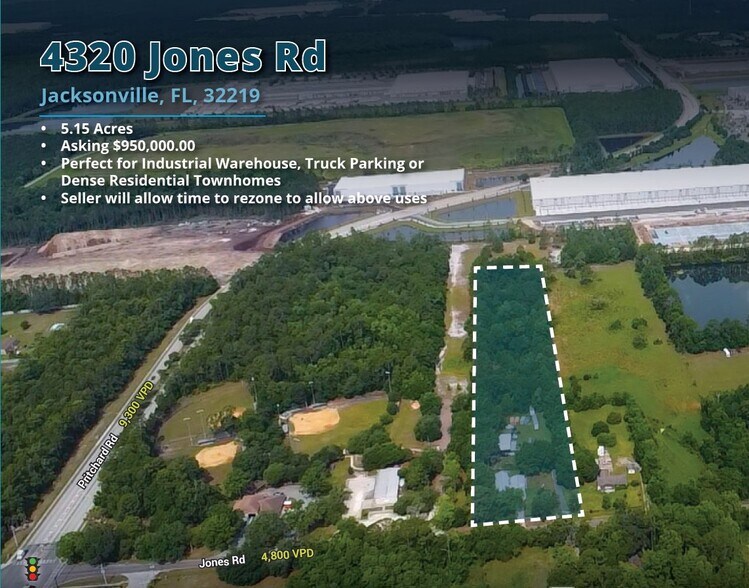 4320 Jones Rd, Jacksonville, FL à vendre - Photo de l’immeuble – Image 2 sur 4