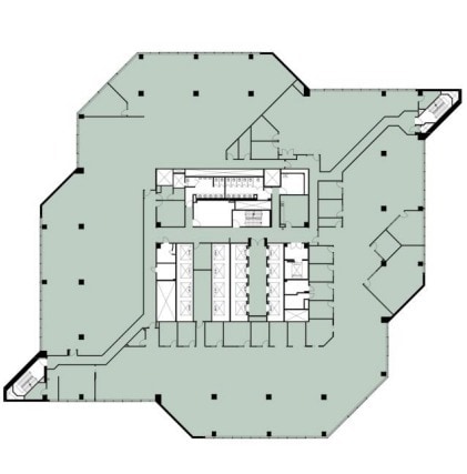 1001 Boul Robert-Bourassa, Montréal, QC à louer Plan d’étage– Image 1 sur 1