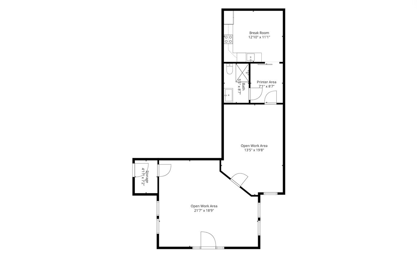 2878 S Osceola Ave, Orlando, FL 32806 - Lot 2878 5E -  - Plan d’étage - Image 1 of 1