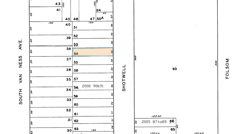 32 Shotwell St, San Francisco, CA à louer - Plan cadastral – Image 2 sur 12