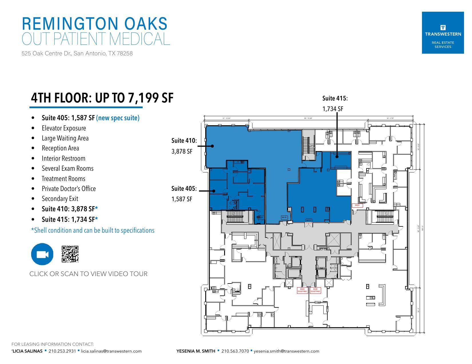 525 Oak Centre Dr, San Antonio, TX à louer Plan d’étage– Image 1 sur 1