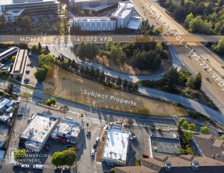 870 Leong Dr, Mountain View, CA à vendre - Aérien – Image 3 sur 11