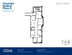 330 Billingsley Rd, Charlotte, NC à louer Plan d’étage– Image 1 sur 1