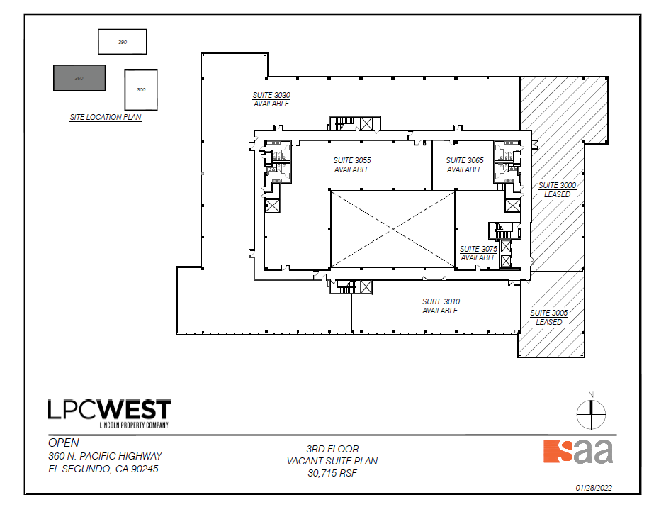 300 N Pacific Coast Hwy, El Segundo, CA à louer Plan d’étage– Image 1 sur 1